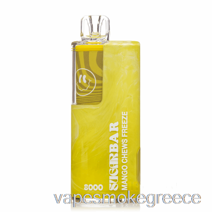 Vape Greece μπάρα ζάχαρης Sb8000 0% μηδενική νικοτίνη αναλώσιμα μάσημα μάνγκο κατάψυξη